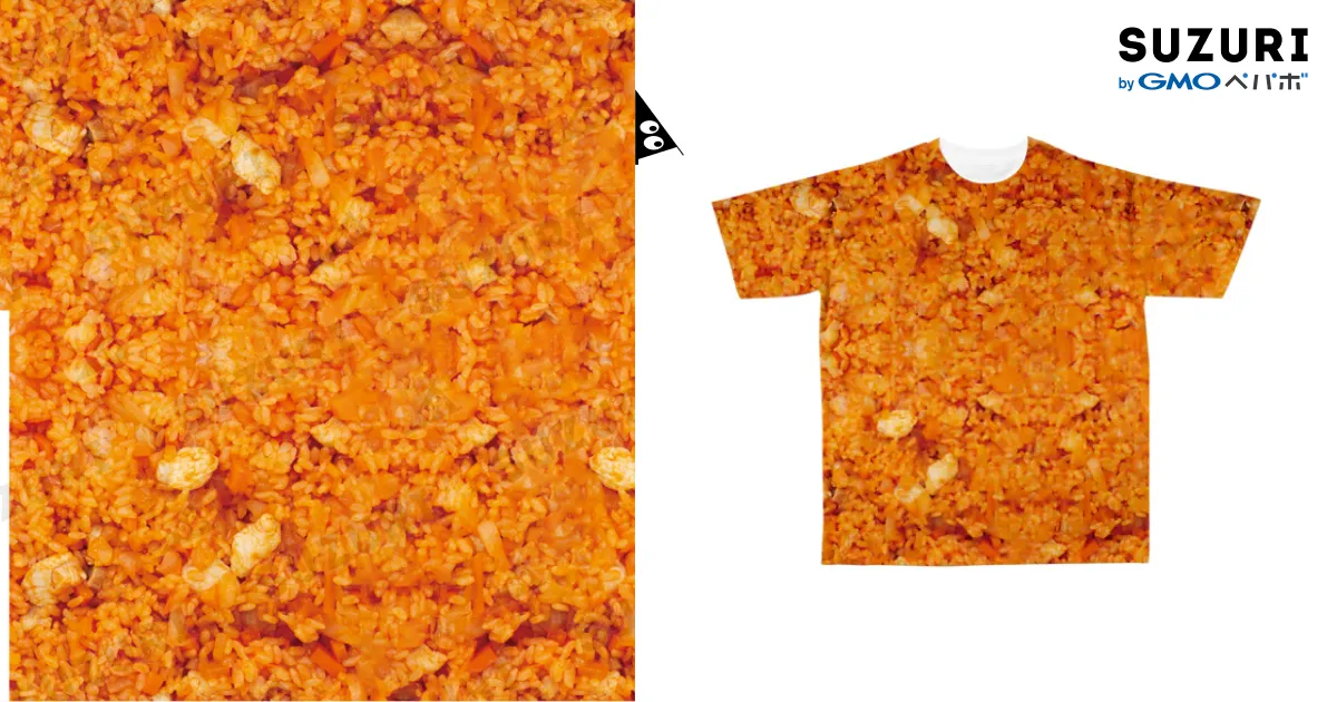 チキンライスT / カナイガ ( shiragaigarashi )のフルグラフィックT