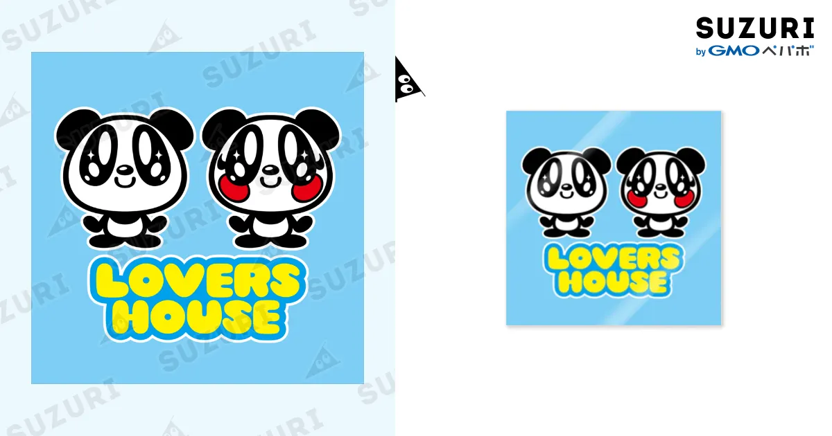 LOVERS HOUSE ロゴ ブルー / SUPER LOVERS co,ltd ( superlovers