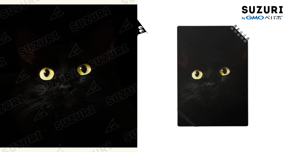 Black cat 黒猫 / ねこねこ ( 0_nlp )のノート通販 ∞ SUZURI