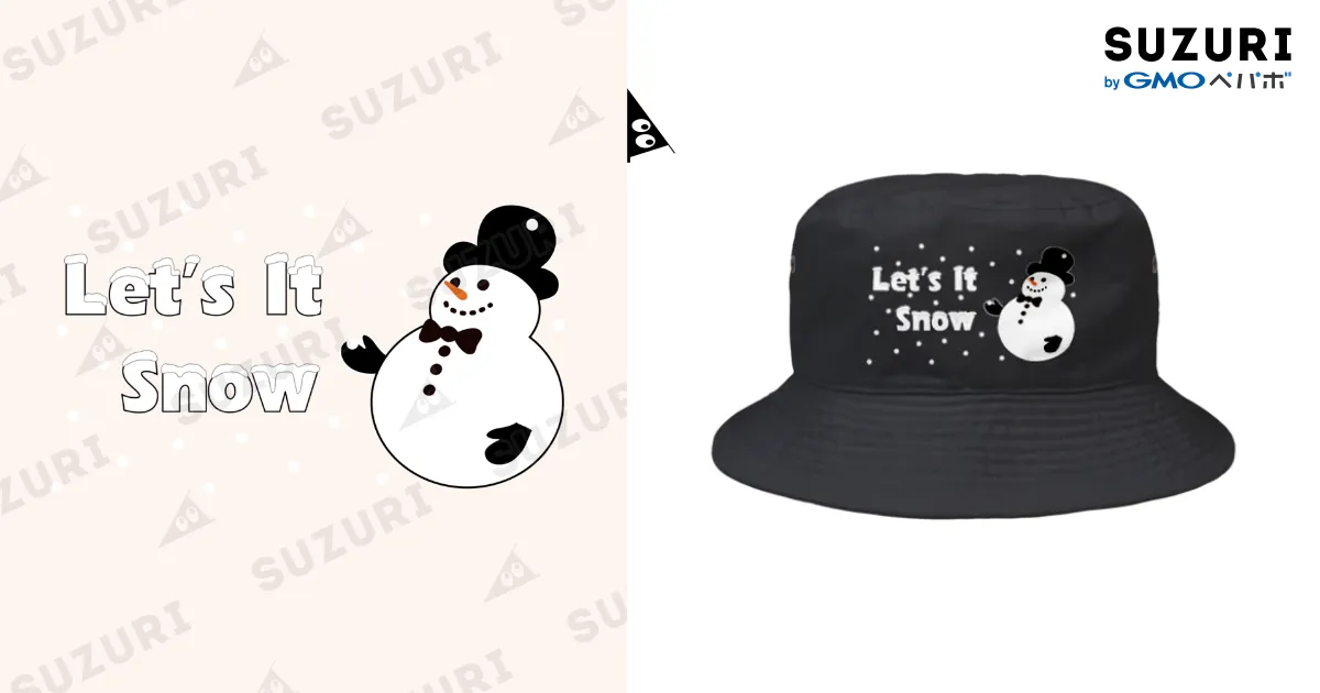 【匿名配送】Snow Manバケットハット Amazon.co.jp: Xmas Snowman 大人用フィッシャーマンズハット