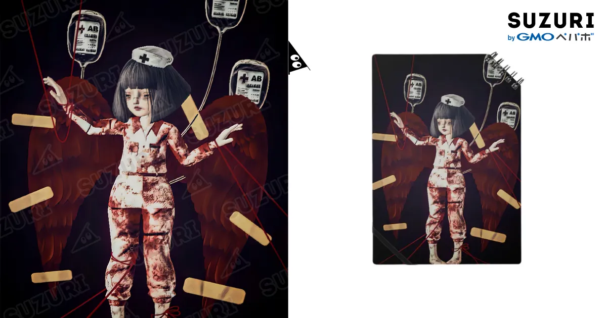 血まみれマリオネット市松人形 / 【ホラー専門店】ジルショップ