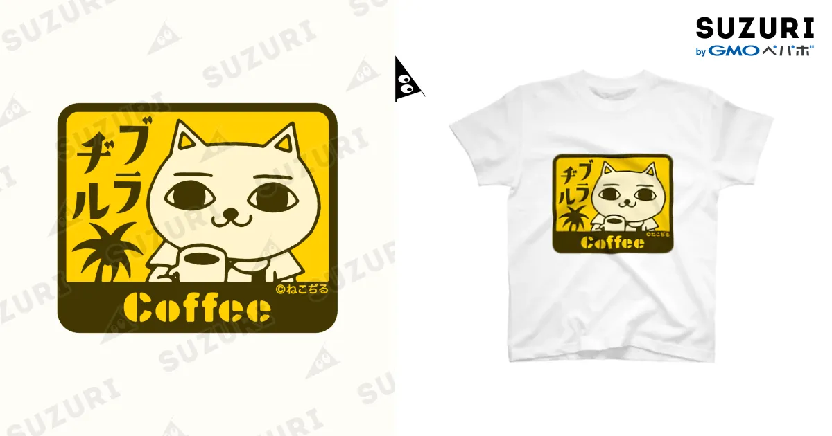 ねこぢる プリントシャツ 非売品 ねこぶちさん 猫渕さん 半袖 ドライ Tシャツ メンズ プリント 猫