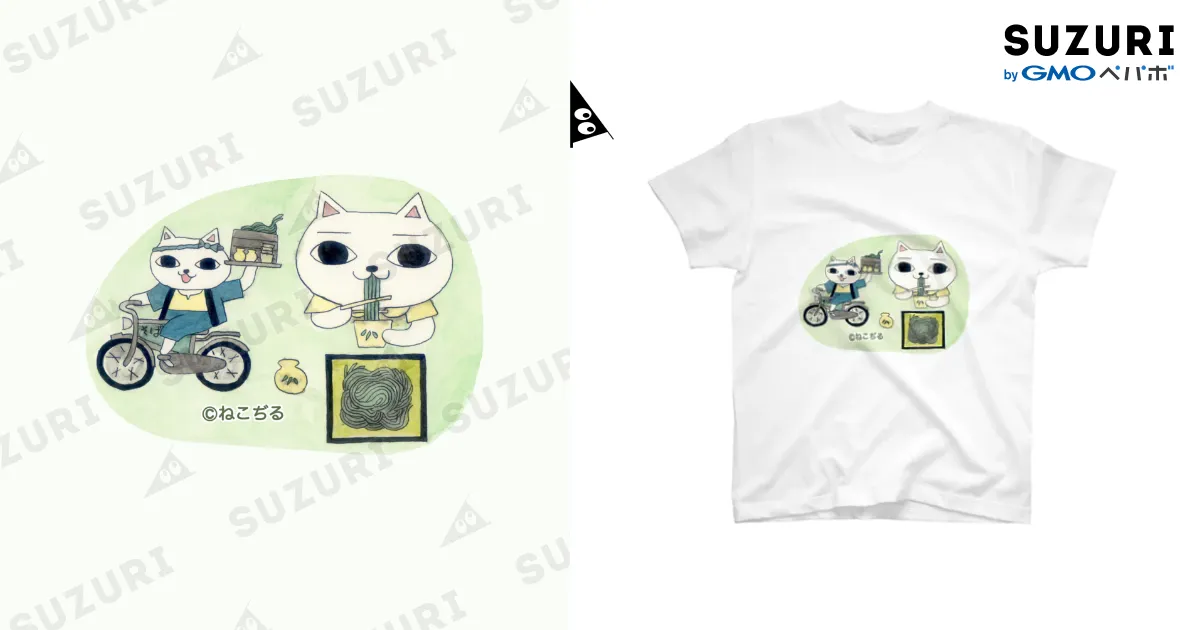 おそば（スタンダードTシャツ） / ねこぢるショップ