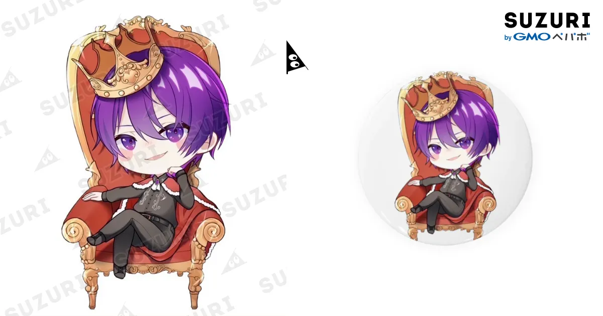 たそくん^_^たそキング👑 / たそくん^_^ ( emosikakatannn )の缶バッジ