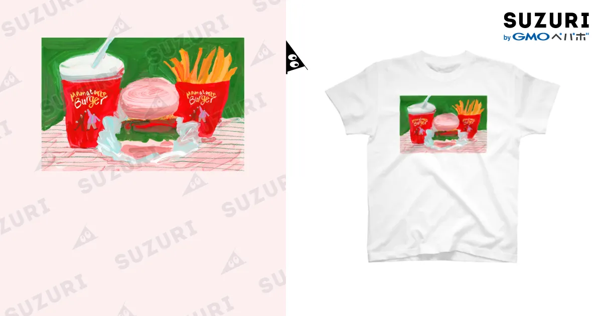 與真司郎パーカーTシャツセット バーガーセット / ママタルト本物チャンネル ( mamatart180 )の