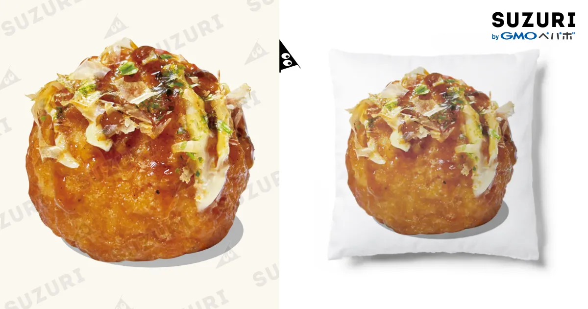 どーんとたこ焼き / ise-shopのクッション通販 ∞ SUZURI（スズリ）
