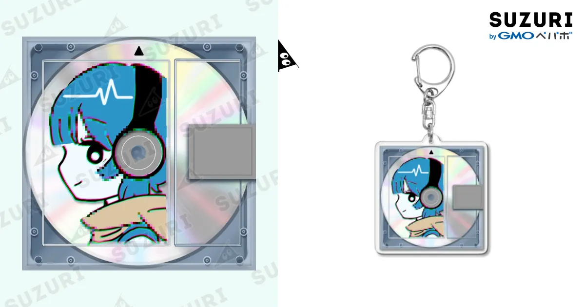 CD風 / 0. ( reeee0a )のアクリルキーホルダー通販 ∞ SUZURI