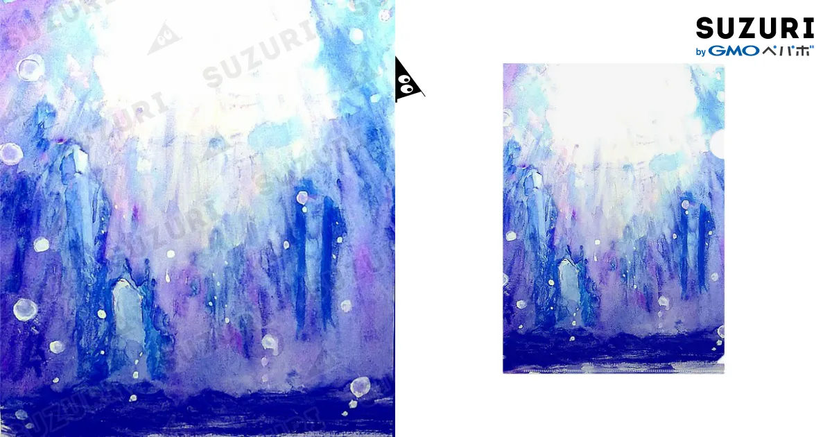 水彩画 「深海」 / コウイチ イケノ ( koichi_ikeno )のクリア