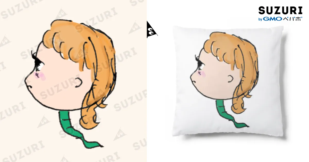 pomiko(ぽみこ) Cushion by youmore (ユーモア) ( you_more ) ∞ SUZURI