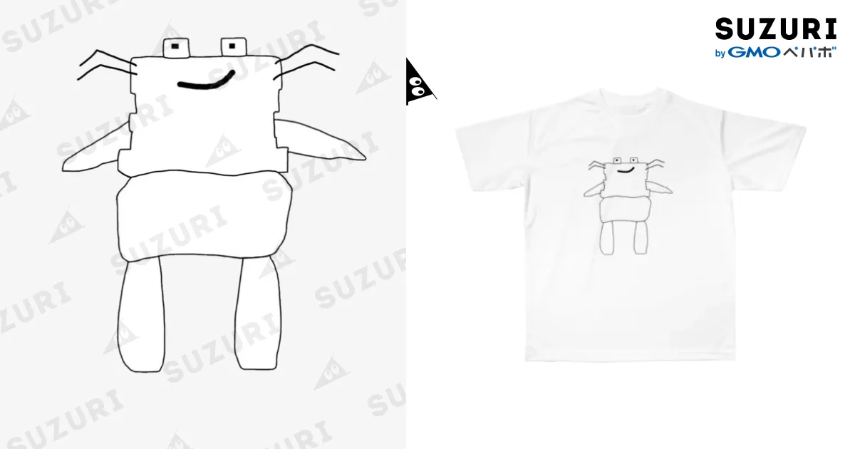 カニマン / しょうじ ( SYOJI_2525 )のフルグラフィックTシャツ通販