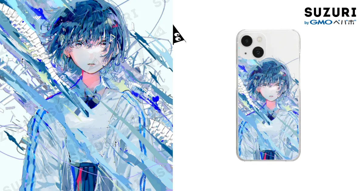 激動 / 萩森じあ ( jirujiaru826 )のクリアスマホケース（iPhone
