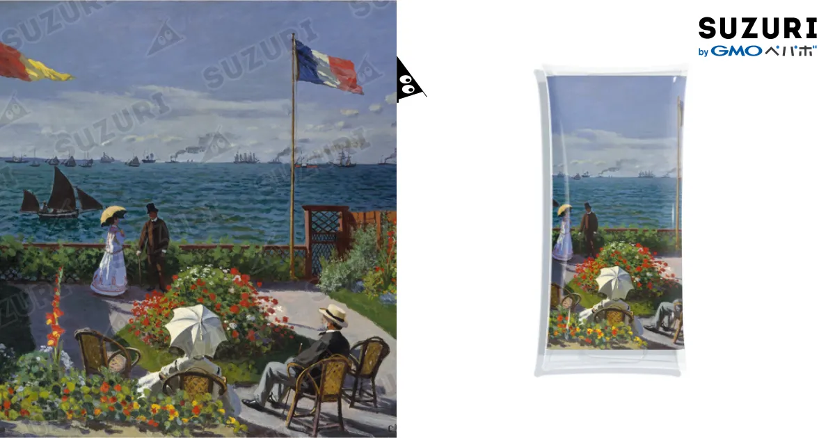 クロード・モネ、「Trerrace at Sainte-Adresse」、厳選 クロード・モネ、「Trerrace at Sainte-Adresse」、厳選