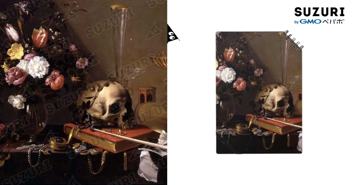 ヴァニタス－花と頭蓋骨のある静物 / Vanitas - Still Life with