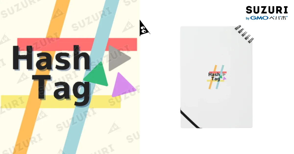 HashTag Notebook by Chathe ∞ SUZURI