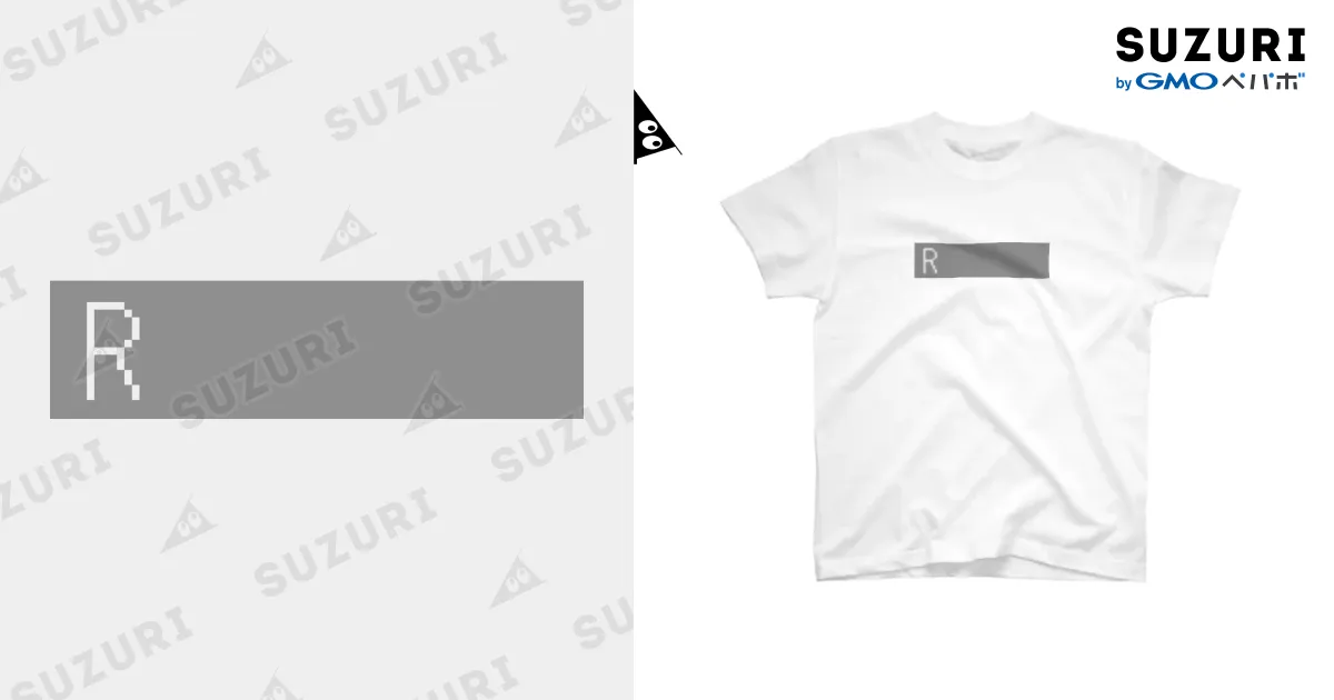 Rを挿入 / 休符 ( kyu_fu )のスタンダードTシャツ通販 ∞ SUZURI(スズリ) Rを挿入 / 休符 ( kyu_fu )のスタンダードTシャツ通販 ∞ SUZURI(スズリ)