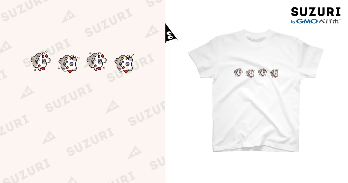 だっとちゃん(じたばた) / mindwaveincのスタンダードTシャツ