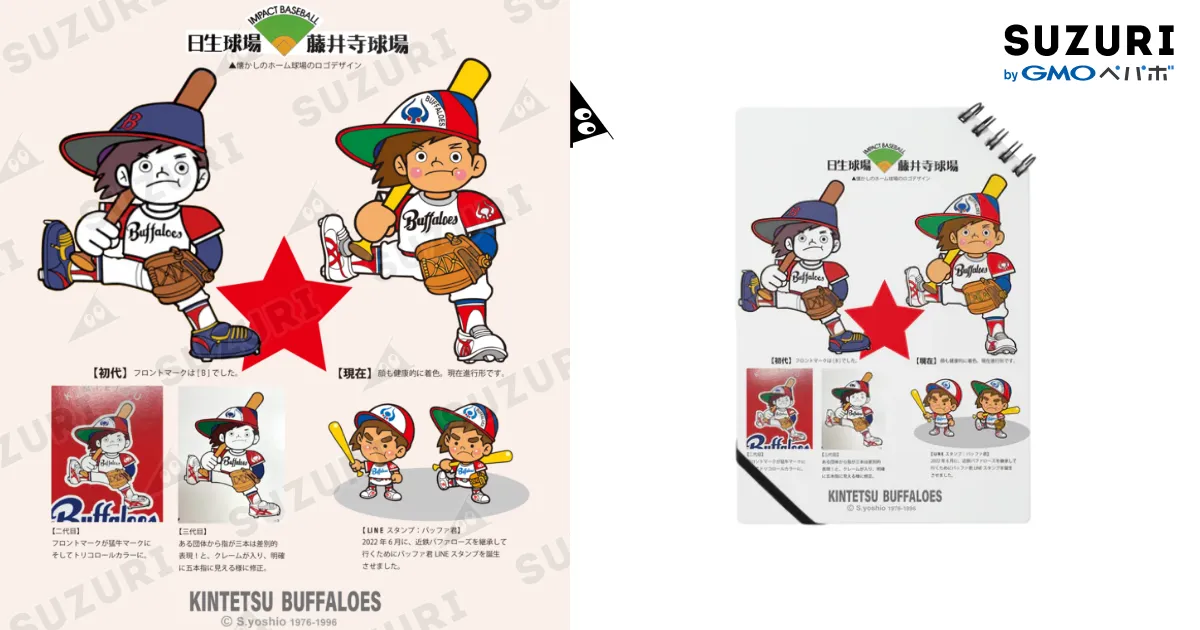 変革：歴史図【バッファ君】 / バッファ君 goods【近鉄バファローズ