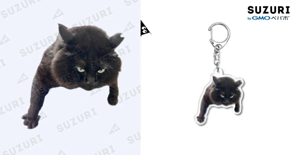 そらる　猫ちゃんアクリルキーホルダー そらちゃん アクリルキーホルダー 顔のみ アクキー 【ぽちゃ猫部