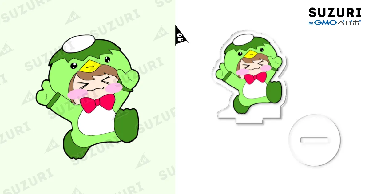 2頭身かっぱちゃん / ちりぺんぺん🐧🩵 ( penpen_daaa )のアクリル