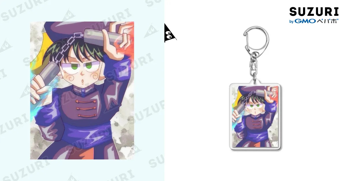 拍子両節棍 / ジウダオ🍥💸Vtuber ( dennojiu )のアクリルキーホルダー