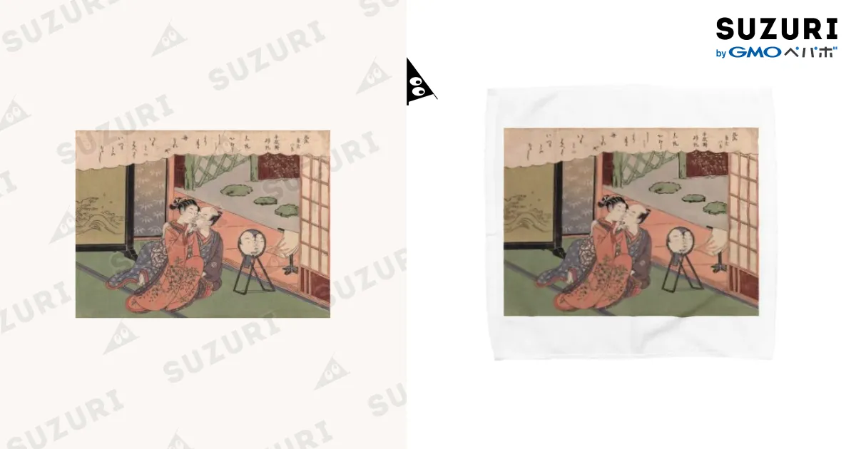 浮世絵（春画） / 723ntmiiiのタオルハンカチ通販 ∞ SUZURI（スズリ）
