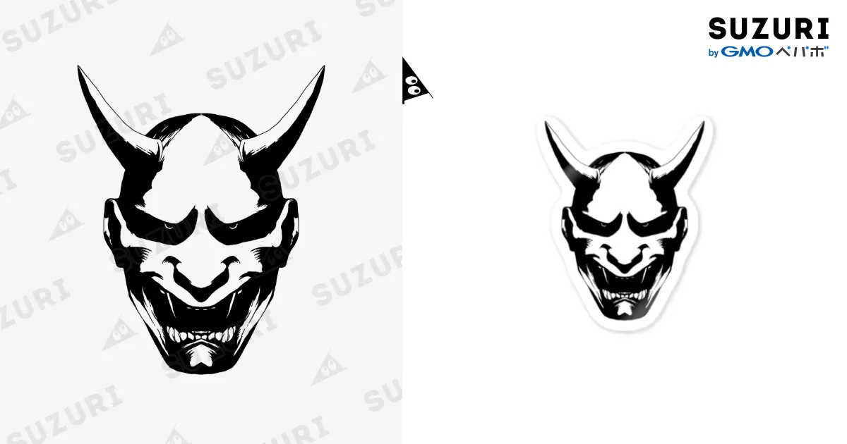 般若 / zukkyzukkyのステッカー通販 ∞ SUZURI（スズリ）