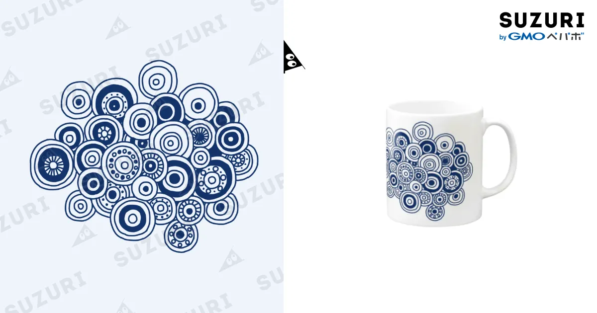 丸の集合体 / すずき ( suzuki_115 )のマグカップ通販 ∞ SUZURI