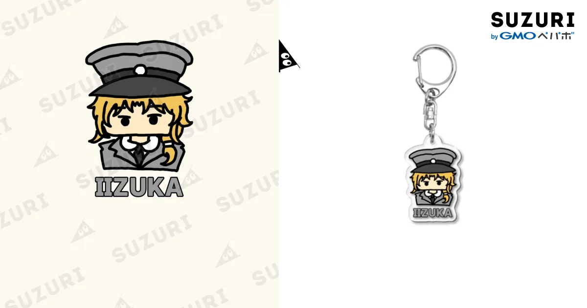 キーホルダー・アクリルキーホルダー Thanks 飯塚さんのアクリルキーホルダー Acrylic Key Chain by ゆすけ