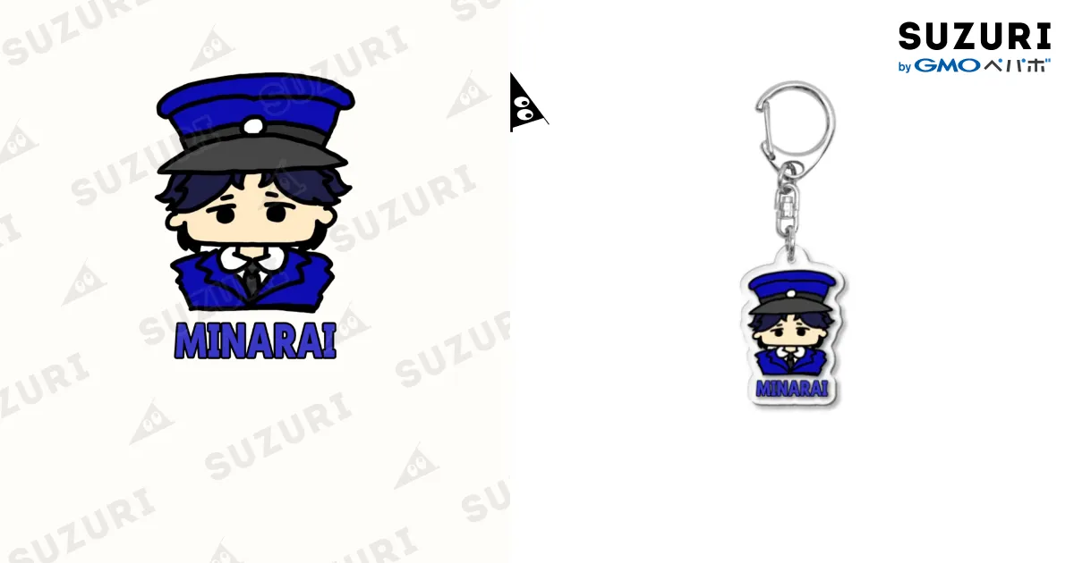 n様 羽雲ろこ推しT アクキー 見習くんのアクリルキーホルダー Acrylic Key Chain by ゆすけ