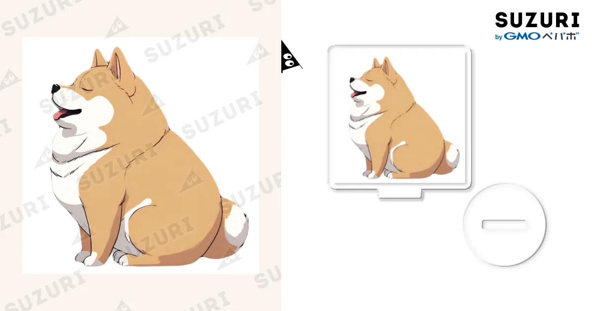 柴犬くん☆骨 ぽっちゃり柴犬くん / Victoria0999のアクリルスタンド通販