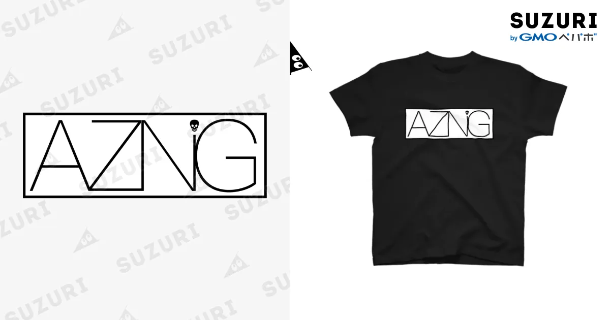 黒ベース シャツ / AZNIGのスタンダードTシャツ通販 ∞ SUZURI