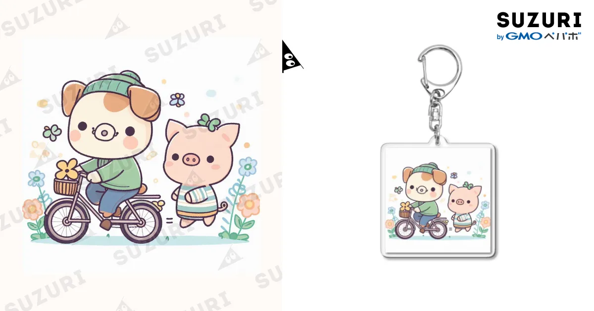 ぷくぷくシールのイラスト / SAKI ( TAM_Company )のアクリル