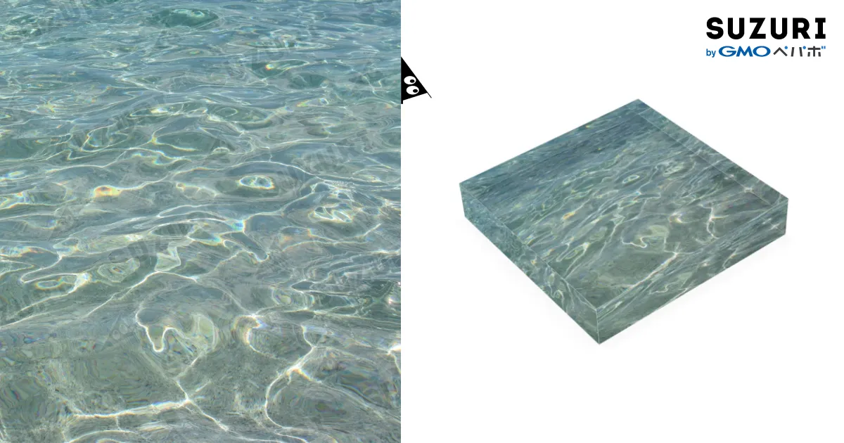 沖縄座間味の海【波A-1】水面（みなも）｜ZAMAMIの文字なし / はれ