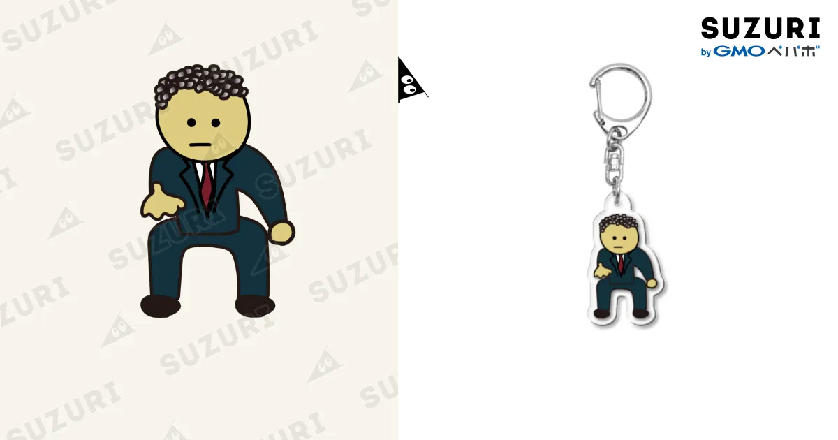 パチンカス Acrylic Key Chain by テムテムアニメ ( tmtm_anime
