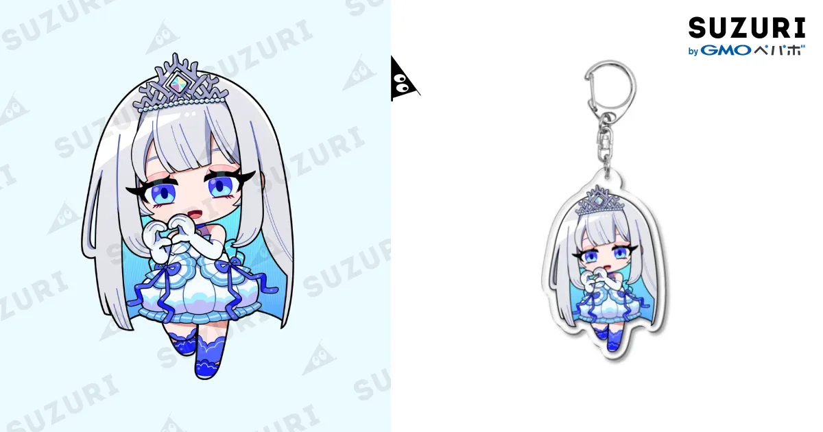 キーホルダー・アクリルキーホルダー kirakira アクリルキーホルダー「幽谷きらら」 Acrylic Key Chain by 霧島