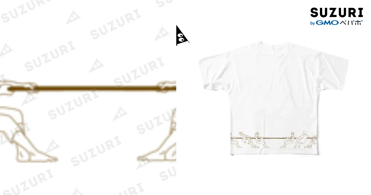KRY 「AKARI」 フルグラフィックTシャツ KRY clothing