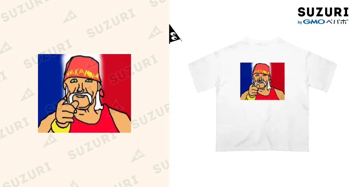 武尊　Tシャツ　コラボ　ホワイト　サイズ　XL YOPAN Tシャツ / shycocoのオーバーサイズTシャツ通販 ∞ SUZURI