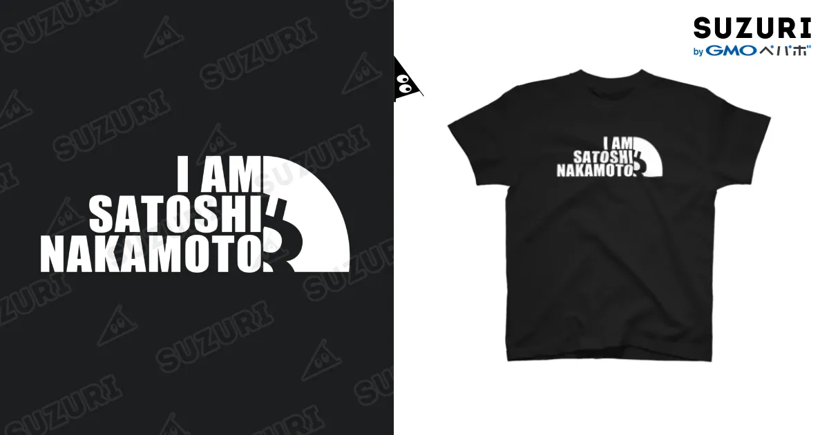 サトシナカモトTシャツ / NEXTMONEY@仮想通貨・ブロックチェーン