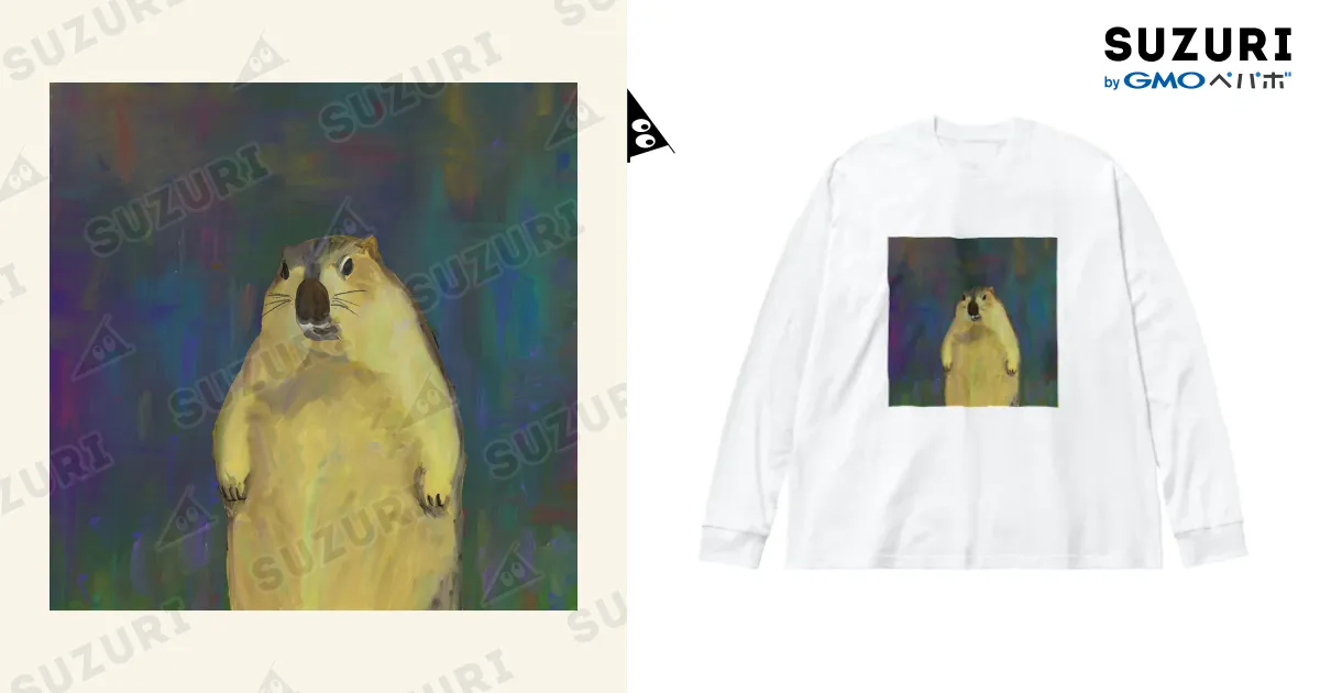 【未使用タグ付き】マーモット　marmot ヤマシャツ　スタンドカラー　長袖 マーモットを洗う女 / marmot addict ［マーモット中毒