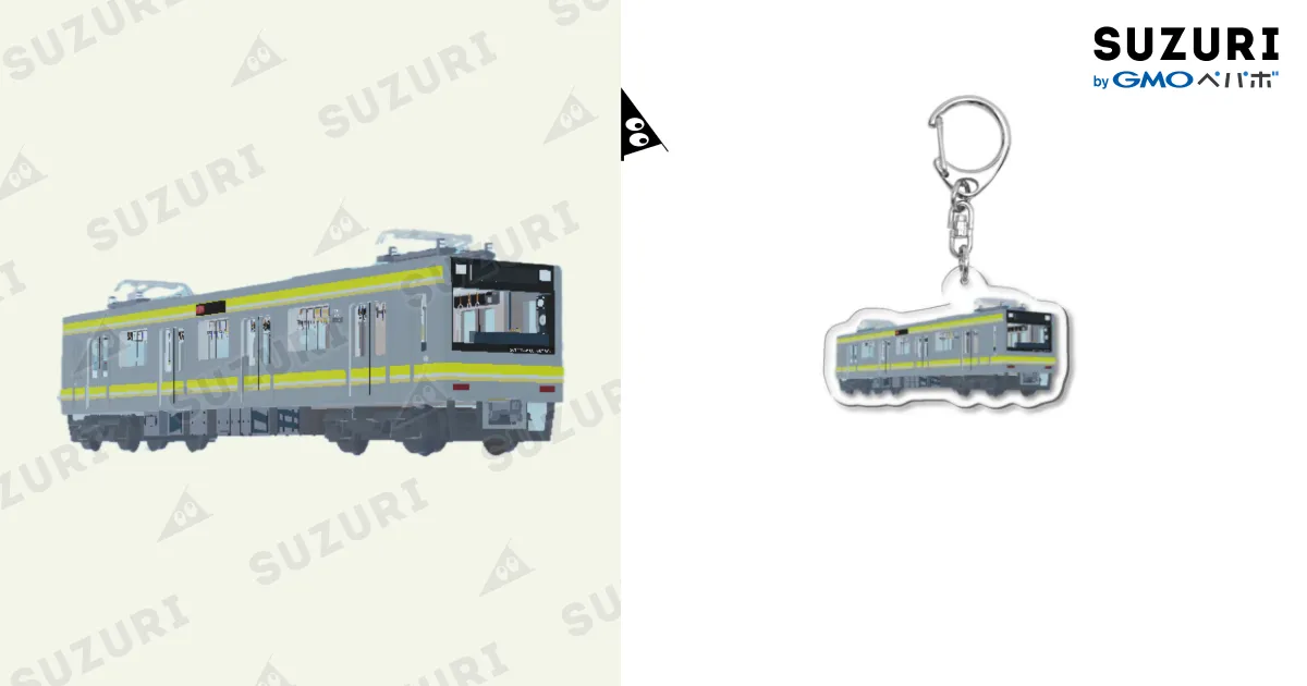 鉄道グッズ 30050系 キーホルダー / SKN鉄道グッズショップ ( KINTETU233