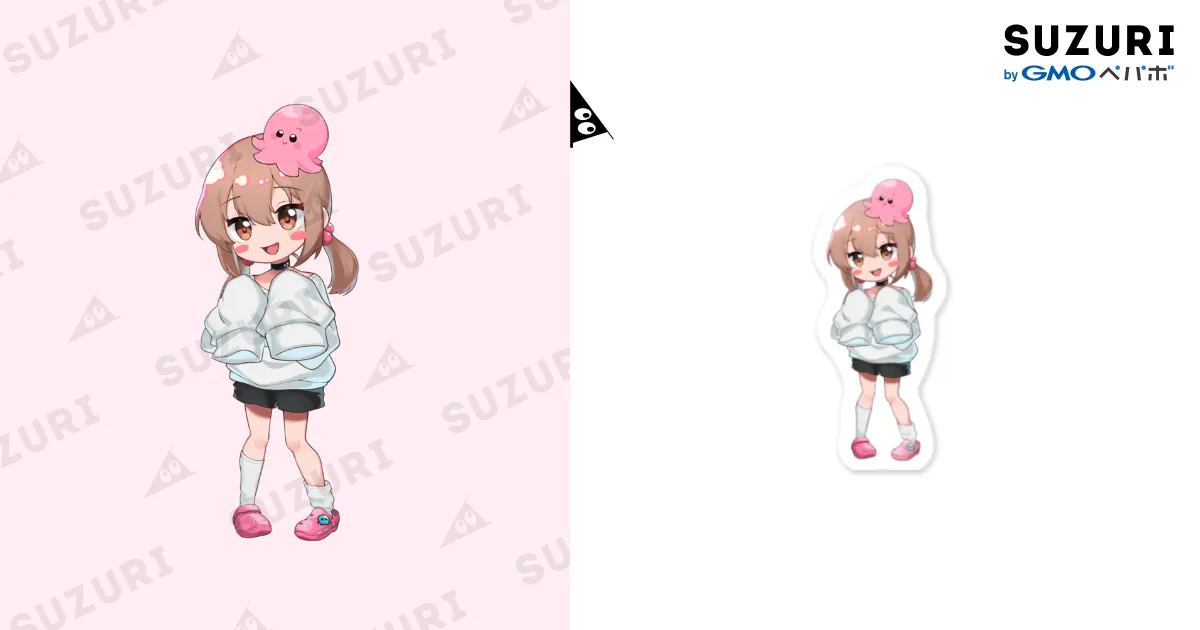 ぷんやりたんステッカー / ぷんやりたんのぷゆぷゆショッぷ(⁎⁍̴̆Ɛ⁍̴̆ 