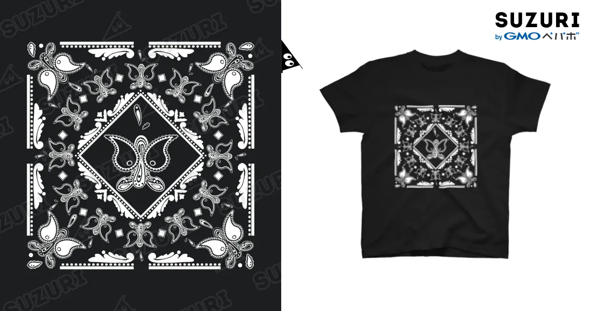 値下げしました　FR2 ペイズリー柄 Tシャツ 黒 Mサイズ 新品未着用☺︎》#FR2月 ブラック 限定完売品 Tシャツ