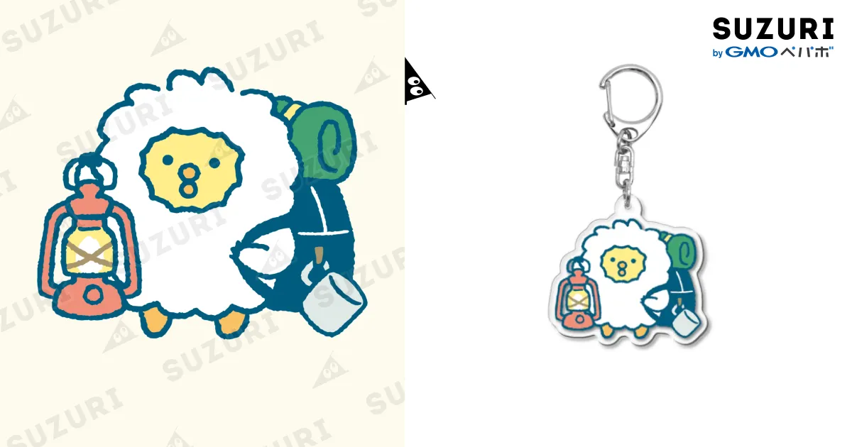 ぴよこ豆（キャンプ・イエティさん） / mindwaveincのアクリル