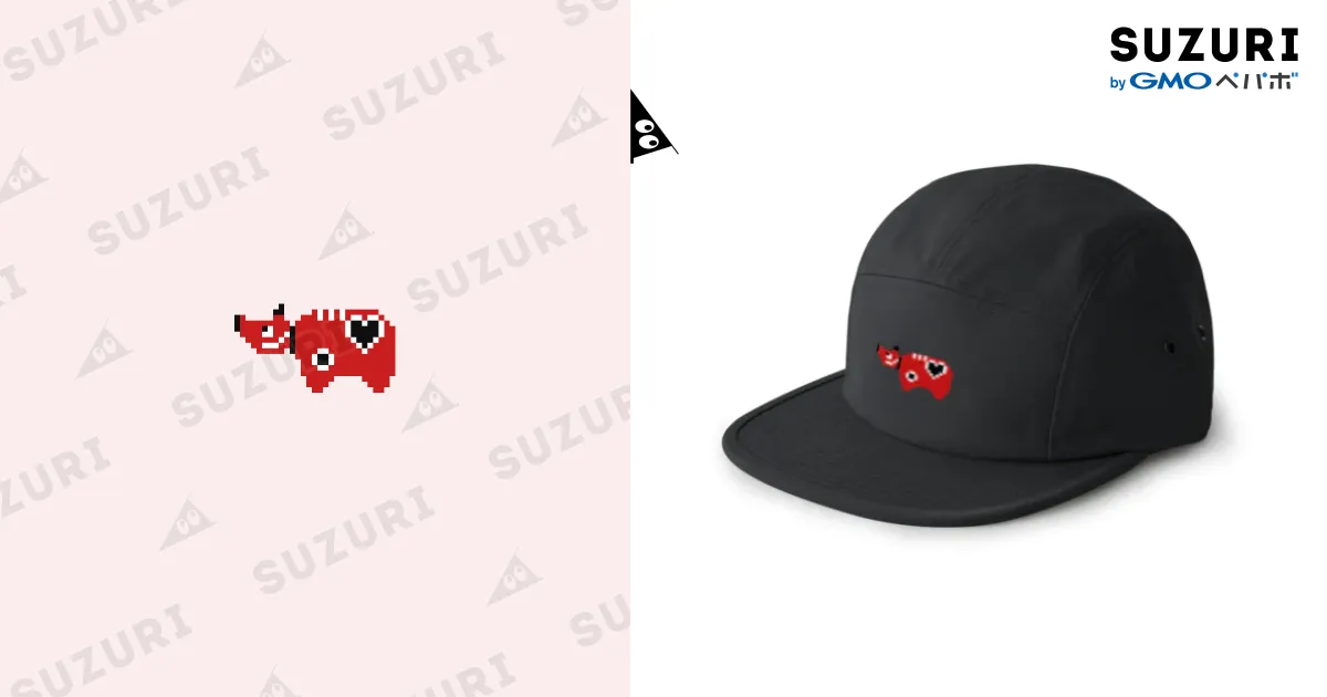 赤べこ / WEEKENDSTITCHのジェットキャップ通販 ∞ SUZURI（スズリ）