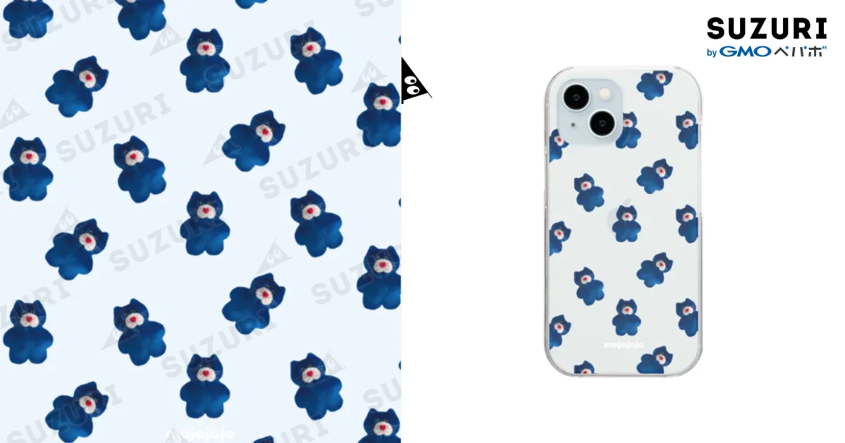 もずく酢 iPhone 抱っこかいじゅう。(水色) / ちますけ ( official_kaijuu )の