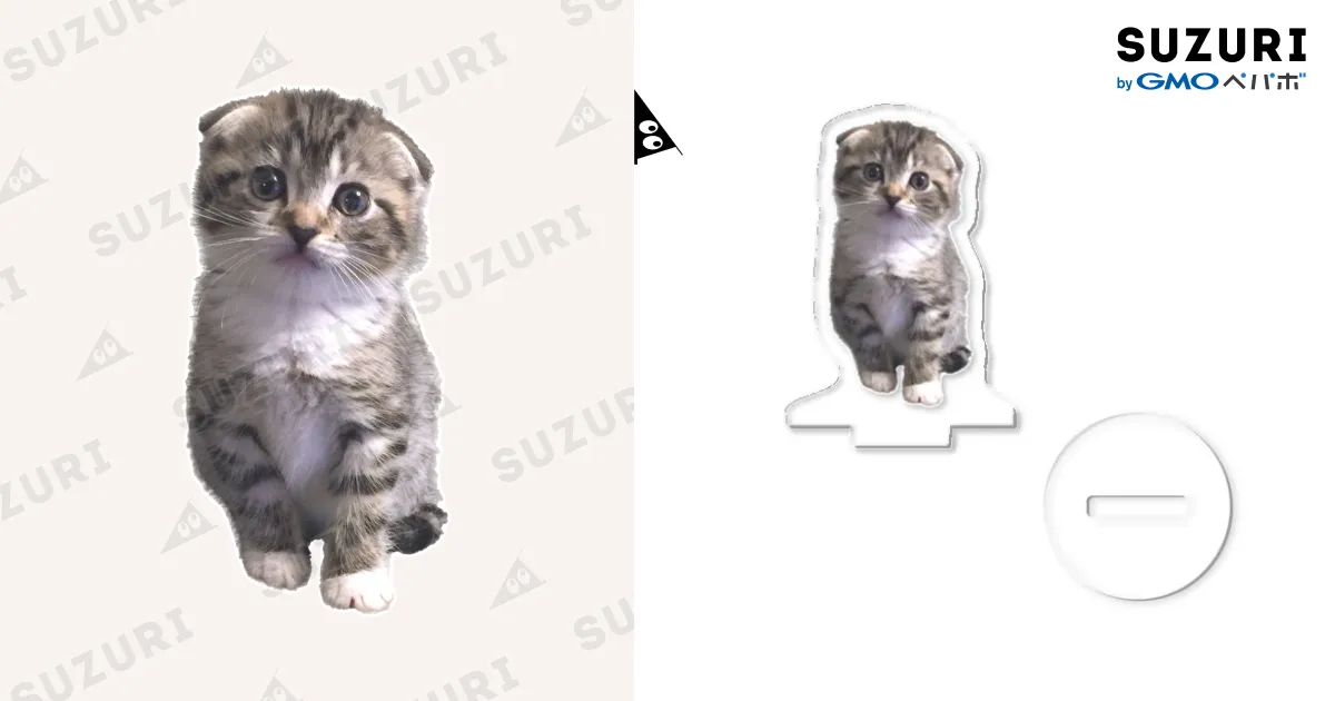 りっちゃんアクリルスタンド（子猫） / ねこぞー ( nekozo_cat