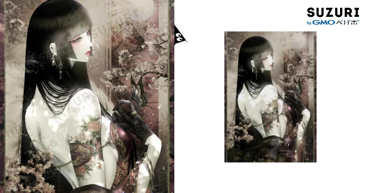 羞花閉月 / 皐月 恵 -Kei Satsuki- ( kuroe16370547 )の吸着ポスター