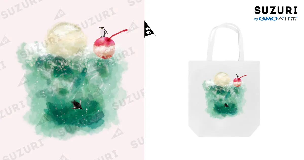 チヨコ　クリームソーダ ver.　タカハシユリ　新品 未開封 クリームソーダ / へーはちのみせ ( heihachi )のトートバッグ