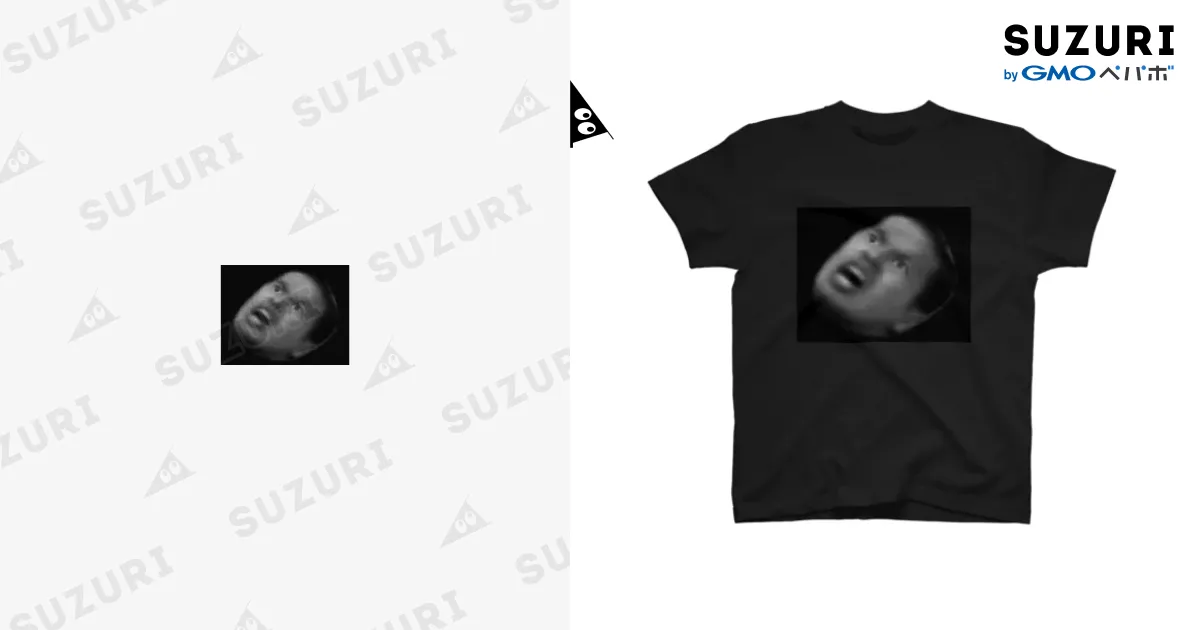 目力先輩 / qwertyのスタンダードTシャツ通販 ∞ SUZURI（スズリ）