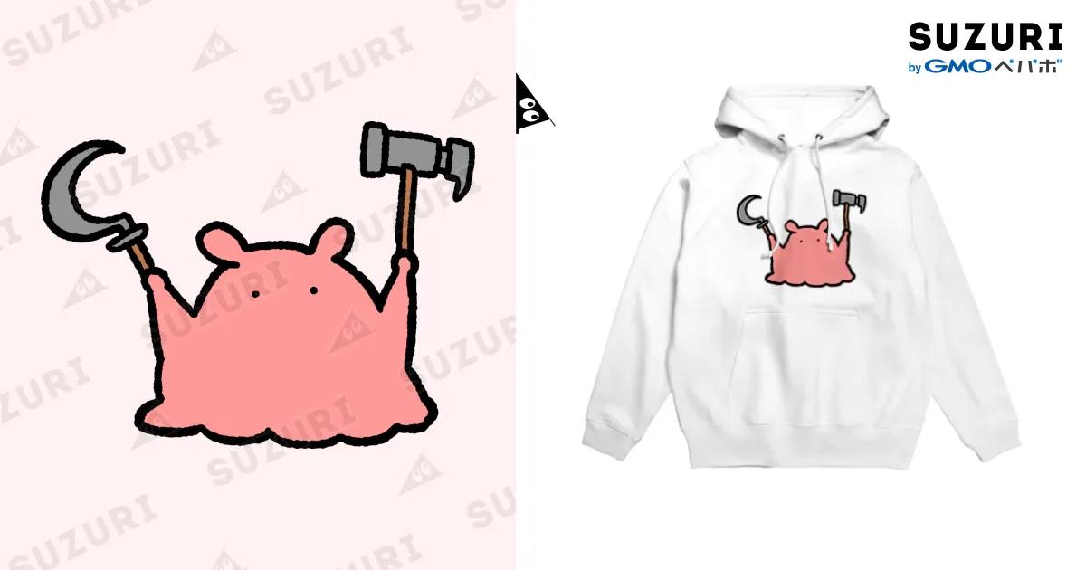 Favorite 桜もち メンダコパーカー Favoriteオリジナル桜もちさんデザインコラボ企画 オリジナル